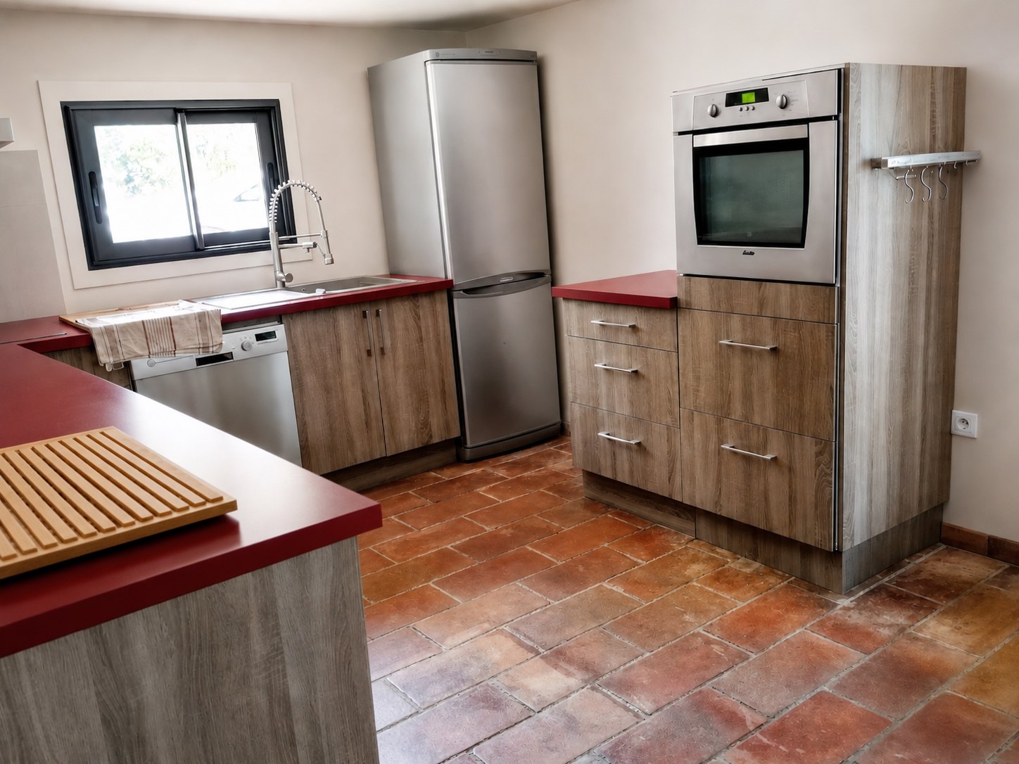 cuisine 01 - intérieur de la maison provençale à Beaurecueil